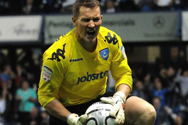 Jamie Ashdown played 123 games for Pompey from 2004-12  a spell that saw him break the clubs post-war league record of 636 minutes without conceding