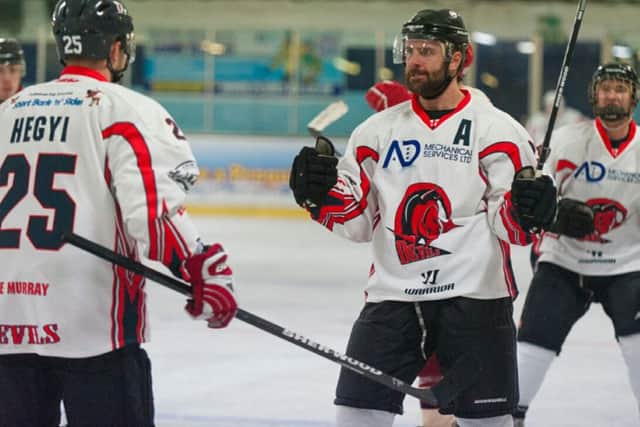 Richard Facey celebrates. Picture: Tom Barnett