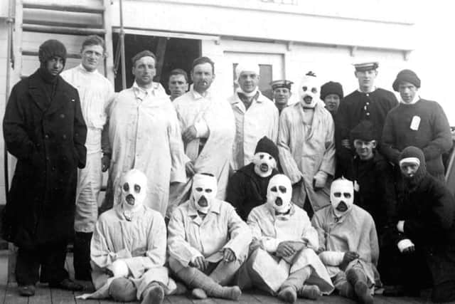 Jutland casualties from HMS Tiger on board HMS Plassy, 1916. Picture: National Museum of the Royal Navy