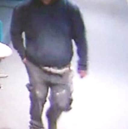 Hampshire police want to speak to this man after a laptop theft at Park Community School