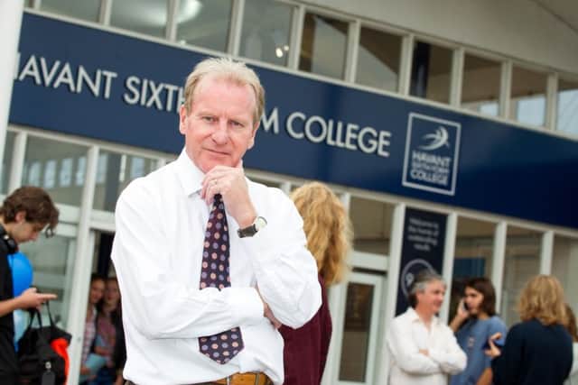 Principal at Havant Sixth Form College, John McDougall