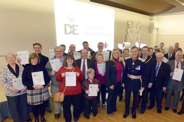 ACHIEVEMENT The work of dozens of DofE volunteers was recognised at a special ceremony