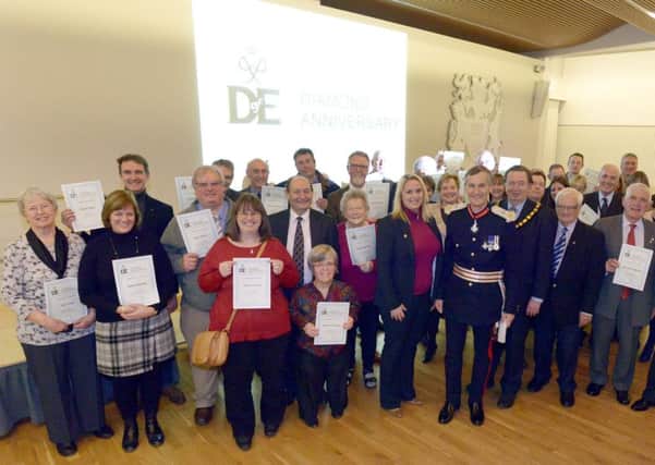 ACHIEVEMENT The work of dozens of DofE volunteers was recognised at a special ceremony