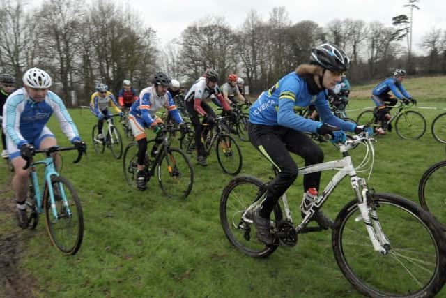 Action from round 13 of the Wessex Cyclocross League, hosted by Fareham Wheelers, at Fairthorne Manor. Picture: Mick Young (151705-06)