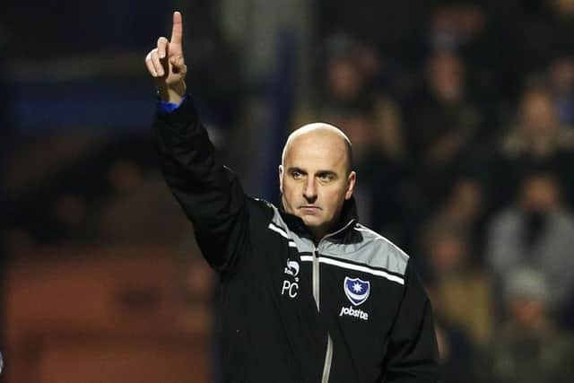 Pompey boss Paul Cook   Picture: Joe Pepler