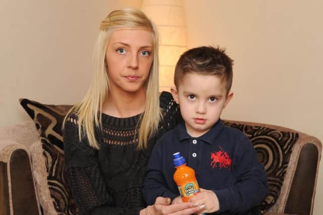 Lauren Clift with her four-year-old son Harry Crocker				                Picture: Paul Jacobs (160014-2)