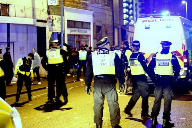 Police in Goldsmith Avenue