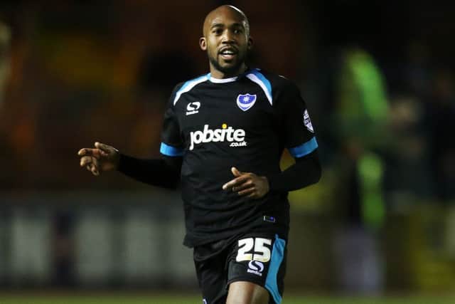 Former Pompey midfielder Nigel Atangana Picture: Joe Pepler