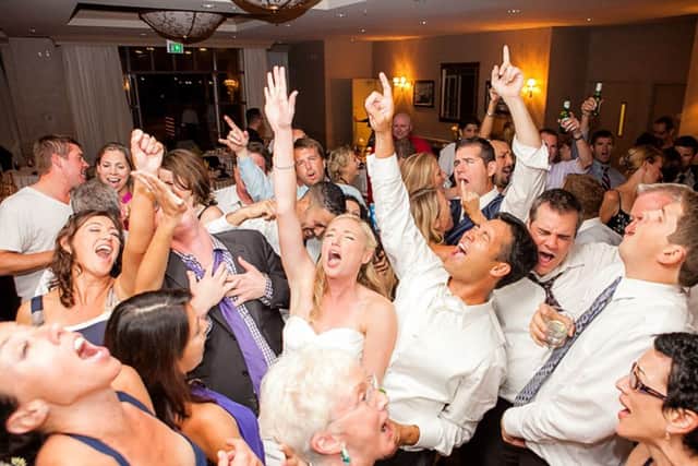 Dancing the night away at a wedding