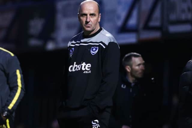 Pompey boss Paul Cook Picture: Joe Pepler
