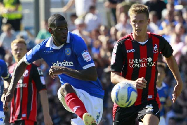 Izale McLeod netted for Pompey against Bournemouth in 2012. Picture: Barry Zee