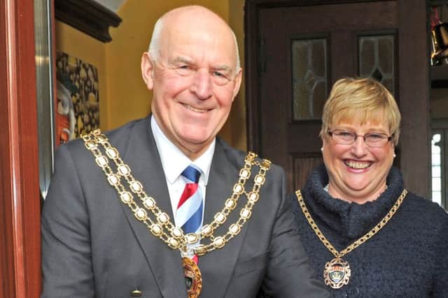 WELCOMING The Mayor and Mayoress Cllr Mike and Anne Ford