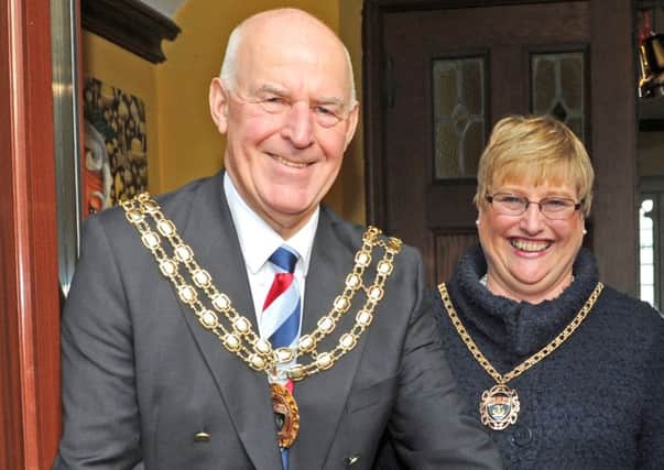 WELCOMING The Mayor and Mayoress Cllr Mike and Anne Ford