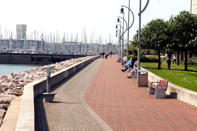 The waterfront near the Gosport Ferry