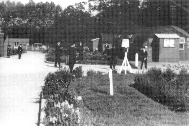 THEN Looking down what is now Belmont Grove, Bedhampton, during the Second World War