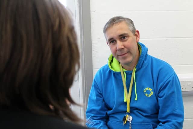 FINDING SOLACE Barney Barron runs the Solace youth service and has also set up community charity Communitas