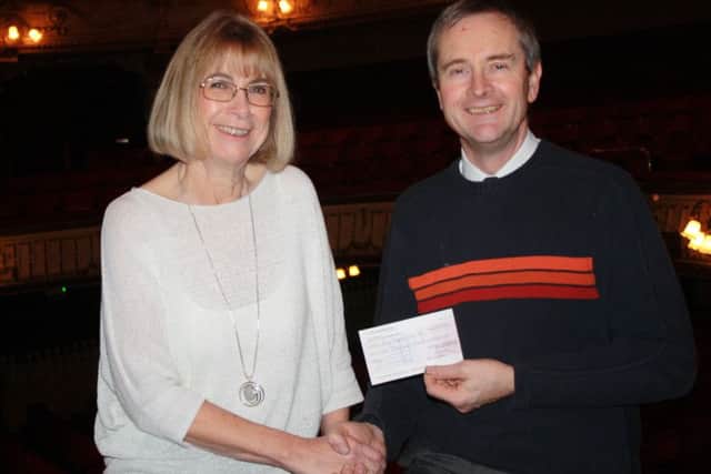 Sally McIntosh, commercial account executive, and Ian Pratt, vice chairman of the Kings Theatre Trust Ltd