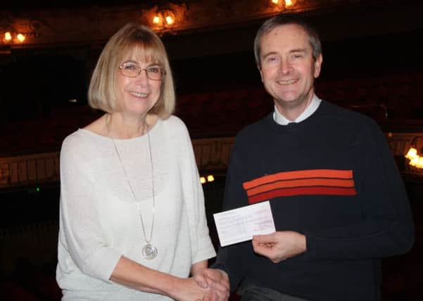 Sally McIntosh, commercial account executive, and Ian Pratt, vice chairman of the Kings Theatre Trust Ltd