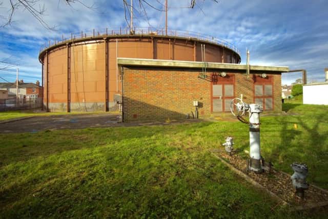 The gas holder in Emsworth Picture: John Tweddell