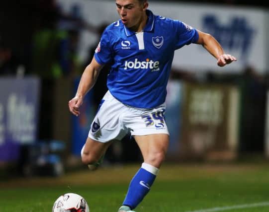 Pompey Academy skipper Calvin Davies has joined Bognor on loan       Picture: Joe Pepler