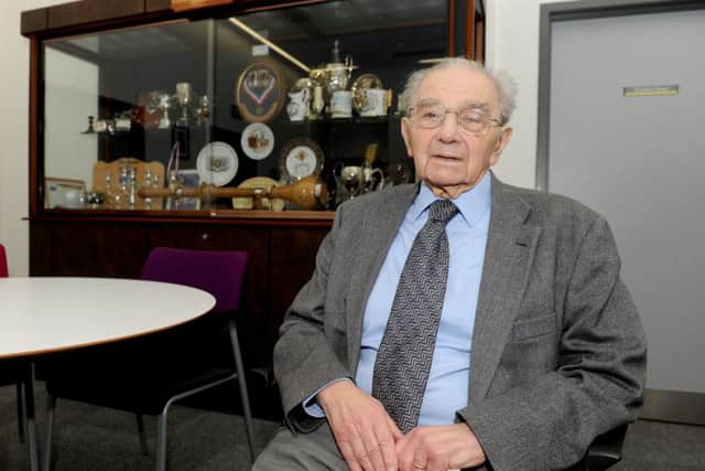 Holocaust survivor Walter Kammerling, 92, at the Borough of Havant's commemoration.
Picture: Sarah Standing (160156-9895)