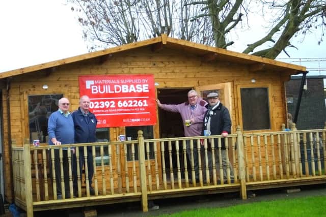 HELPING HANDS Bob Gregory (chairman), Vernon Douglas, Yorath Hughes and Eddie Sturgess at the mens shed