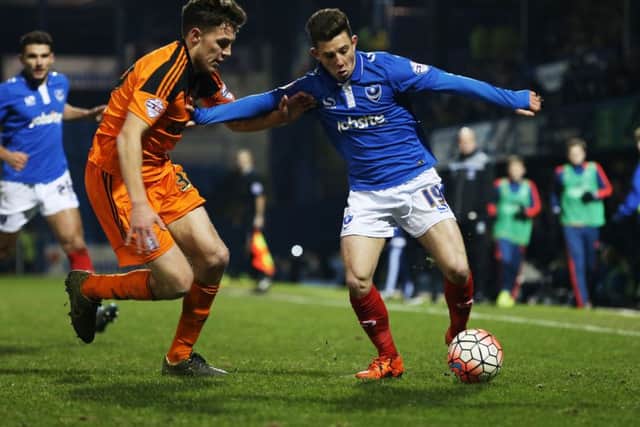 Gaffer for a day Adam Tungatt wants Conor Chaplin to start up front Picture: Joe Pepler