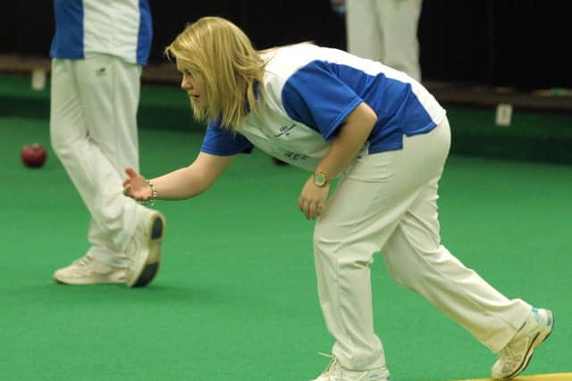 Katherine Rednall in action on Hayling Island in 2015. Picture: Mick Young