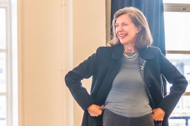 Belinda Lang stars in Single Spies by Alan Bennett. Picture: Thom Brown