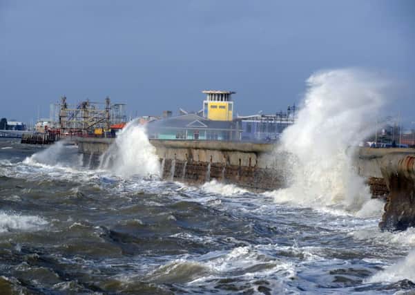High winds will hit Southsea this evening