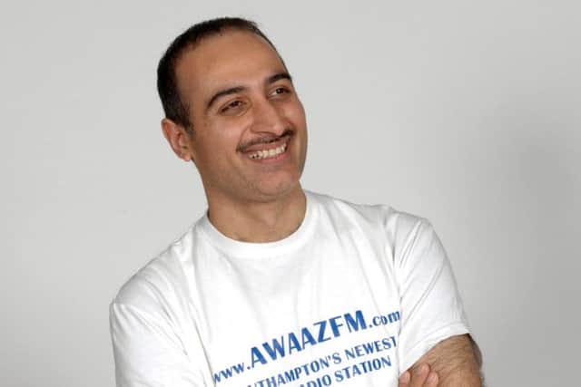 EXCITED Ali Beg, founder of digital radio station Awaaz FM