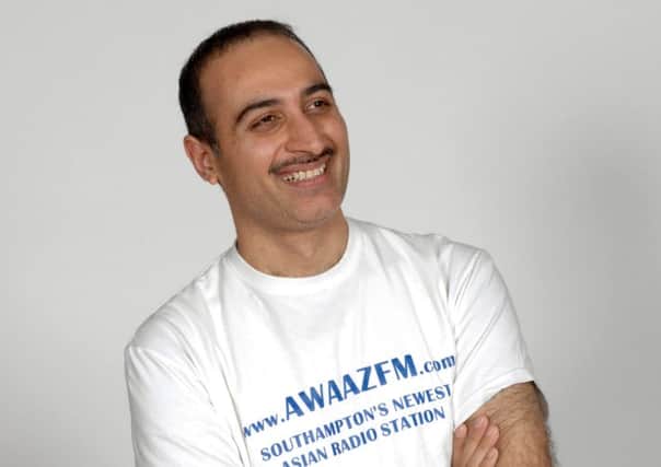 EXCITED Ali Beg, founder of digital radio station Awaaz FM