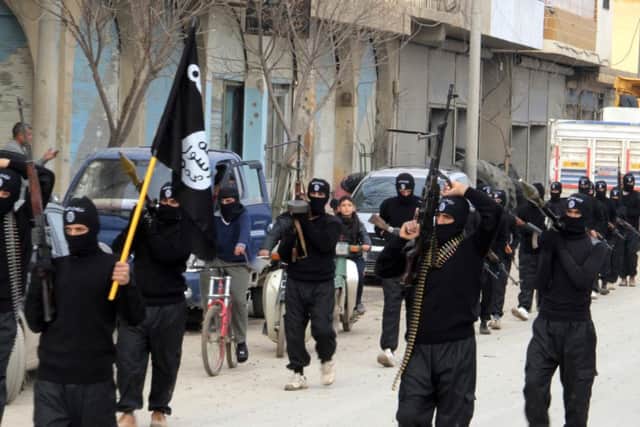 Isil in the Syrian town of Tel Abyad Picture: Reuters