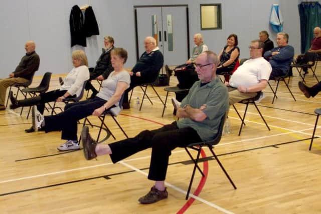 HEALTH BENEFITS The exercise groups are becoming more popular