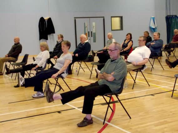 HEALTH BENEFITS The exercise groups are becoming more popular