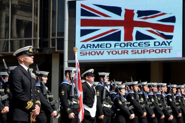 SERVICE The day recognises the contributions of the Armed Forces community to national security