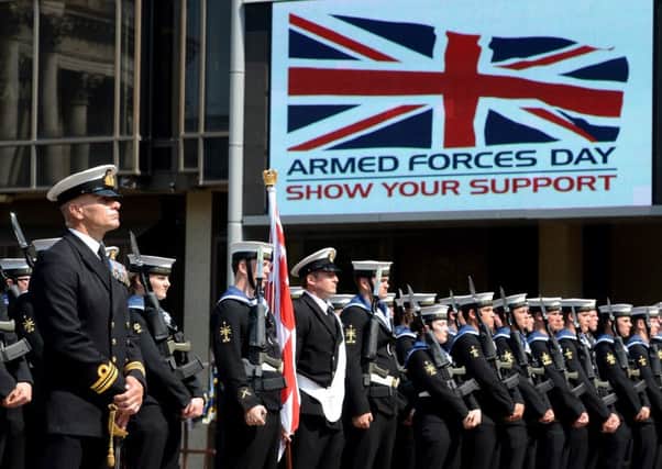 SERVICE The day recognises the contributions of the Armed Forces community to national security