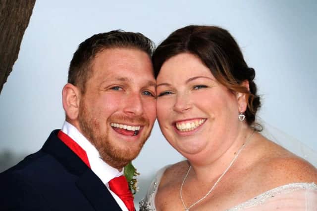 Lee Fleming and Amy Lock from Crofton Road, North End. Picture: kimcollinsphoto.com
