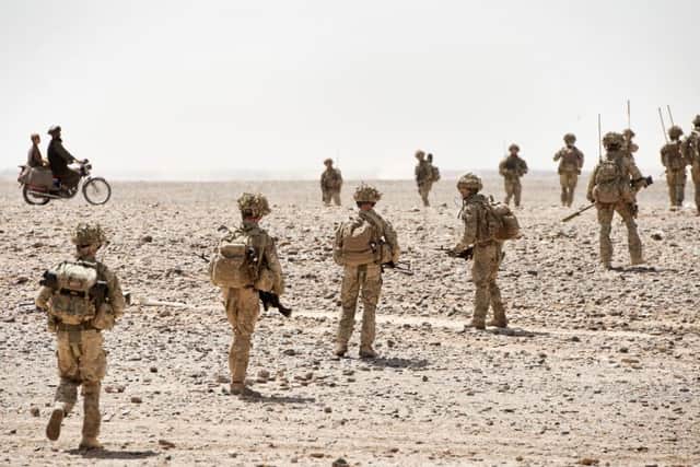 British troops in Afghanistan