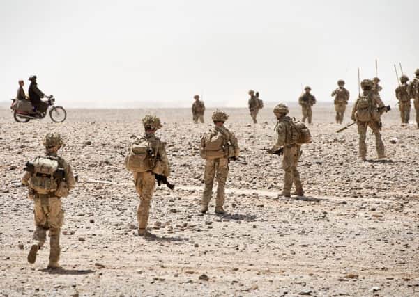 British troops in Afghanistan