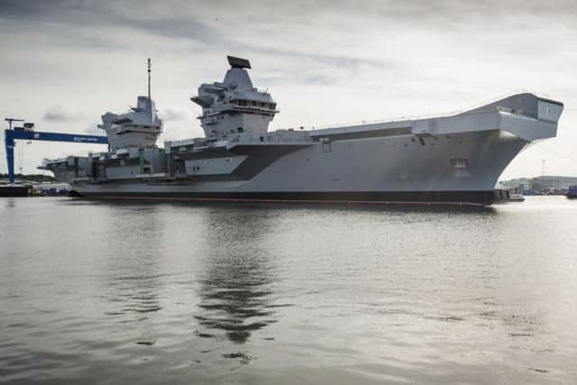 The HMS Queen Elizabeth