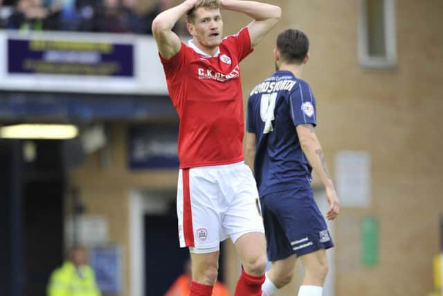 Michael Smith during his spell at Barnsley Picture: Dean Adkins
