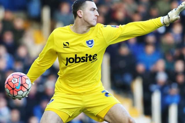 New Pompey goalkeeper Ryan Fulton