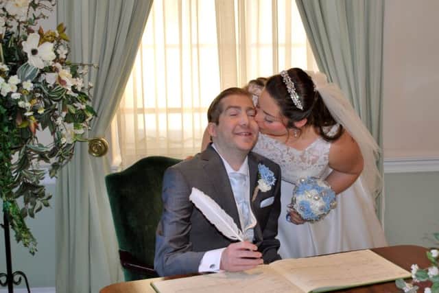 Tony Dyer and Sophie Bray get married
