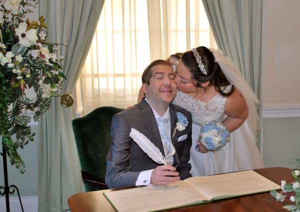 Tony Dyer and Sophie Bray get married