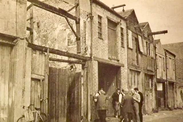 The stables in Sussex Street that were to be demolished.