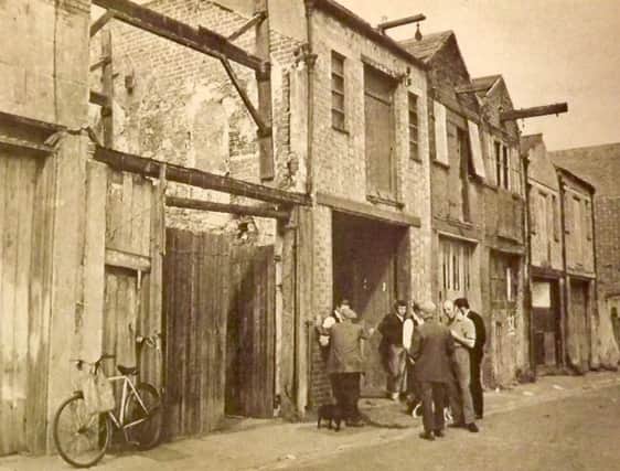 The stables in Sussex Street that were to be demolished.