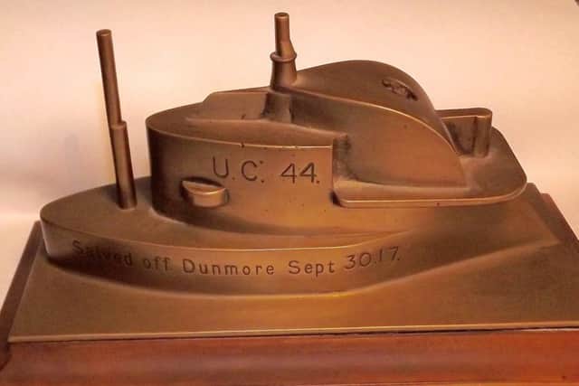 Port side of the bronze of UC 44