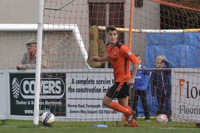 AFC Portchester striker Jason Parish Picture: Neil Marshall
