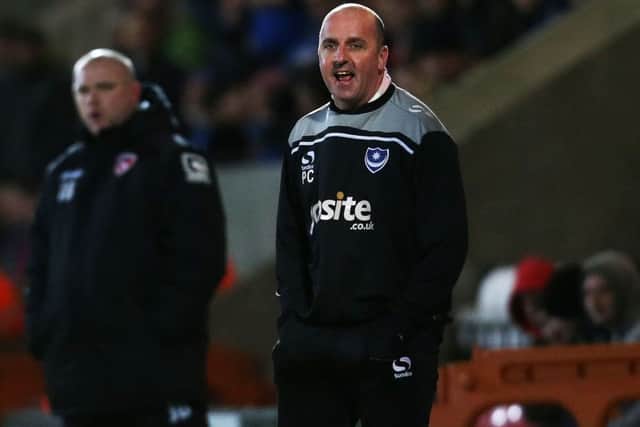 Pompey boss Paul Cook Picture: Joe Pepler